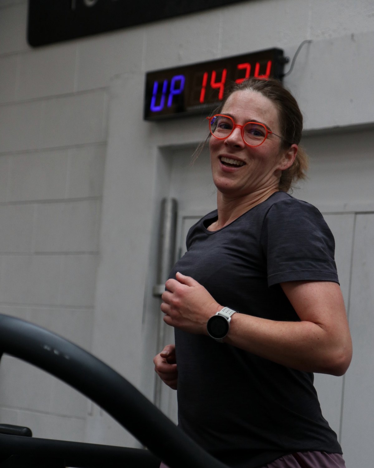 Eaden Project member smiling during training